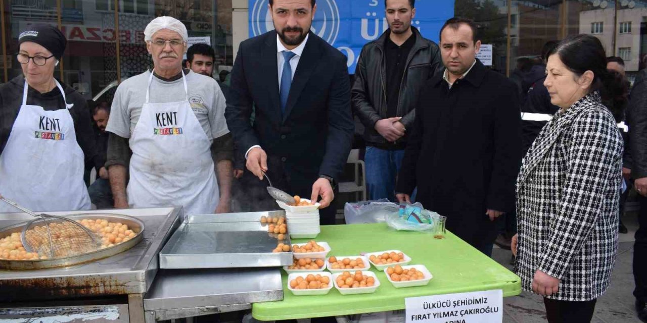 Çine Ülkü Ocakları’ndan Fırat Çakıroğlu için lokma hayrı