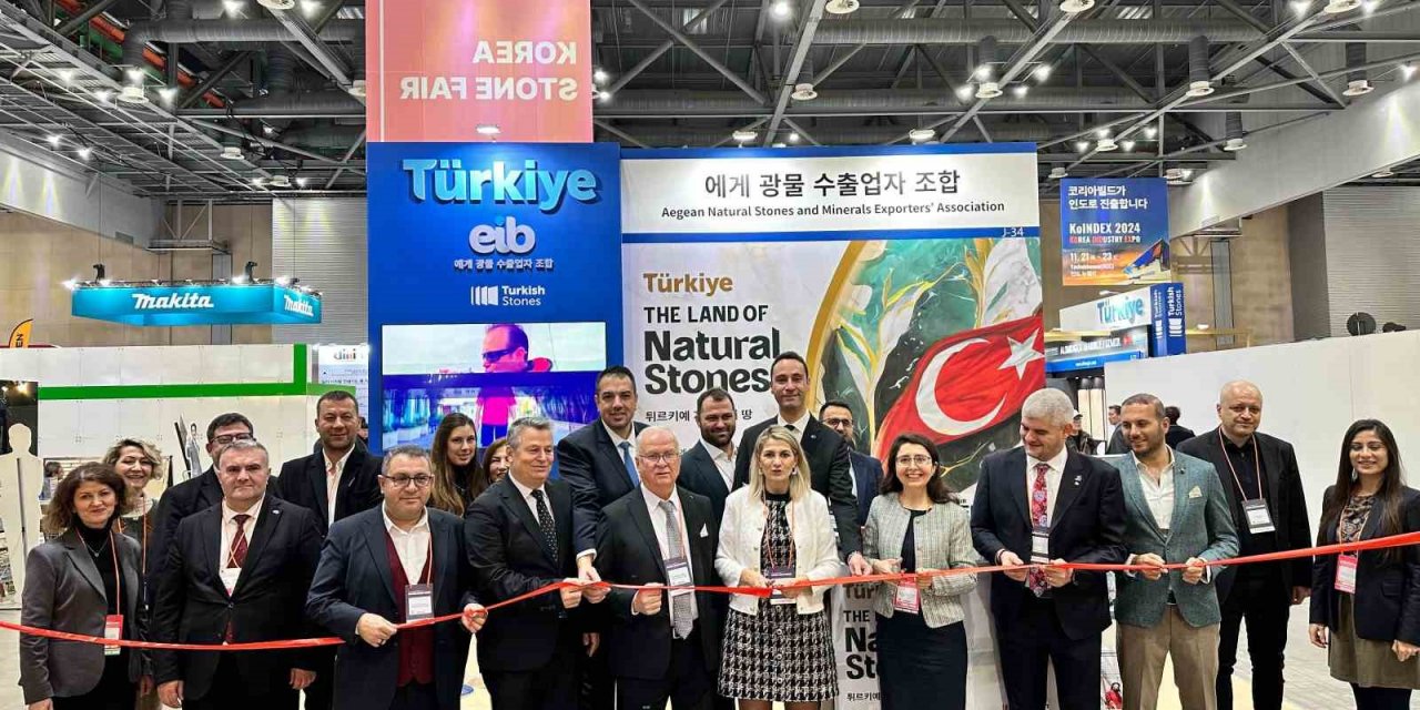 Türk doğal taşlarının Güney Kore’deki şovu başladı