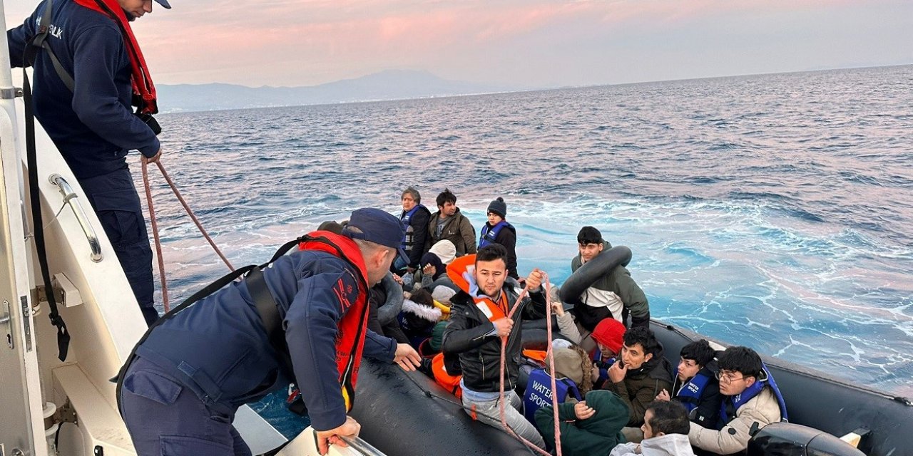 Bodrum’da 37 düzensiz göçmen yakalandı