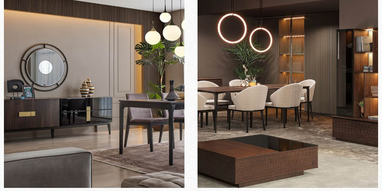 Ndesign farkıyla yatak ve yemek odası mobilyalarında zerafet ve rahatlık