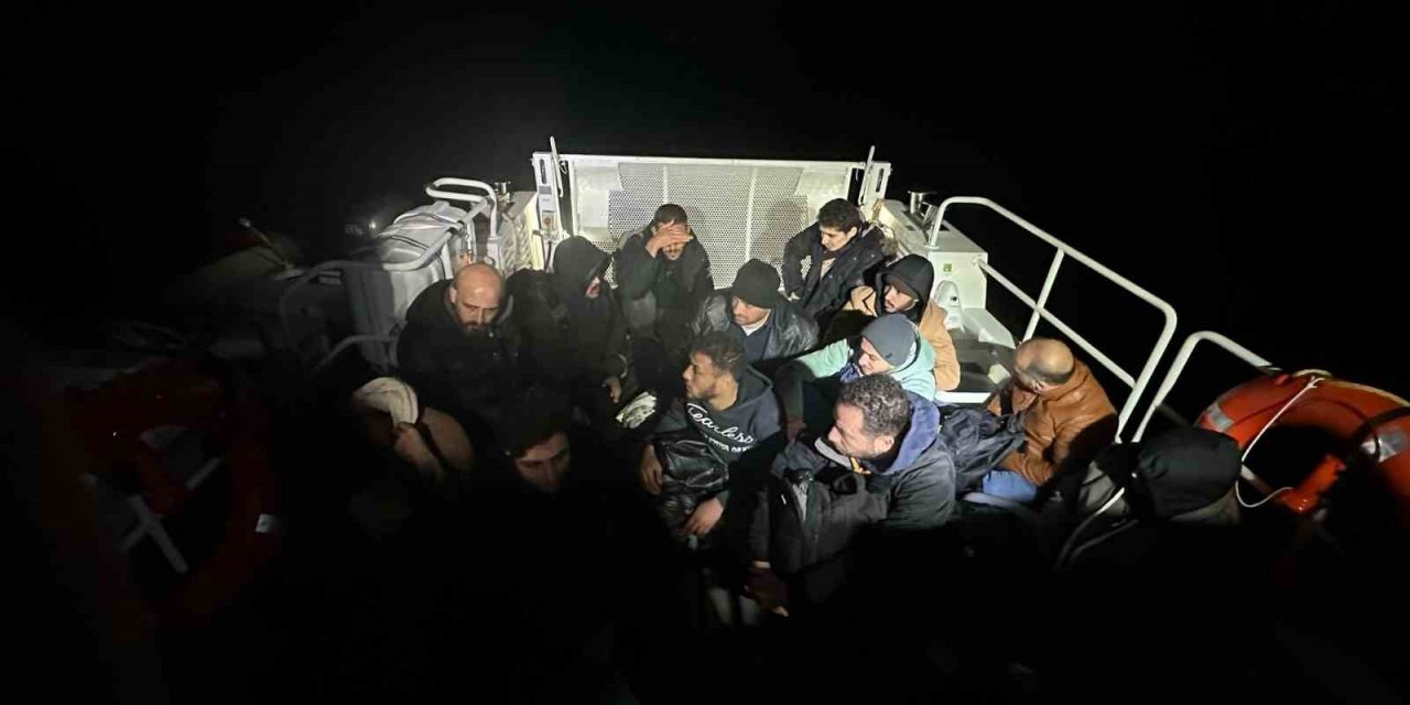Bodrum’da 33 düzensiz göçmen yakalandı, 15’i kurtarıldı