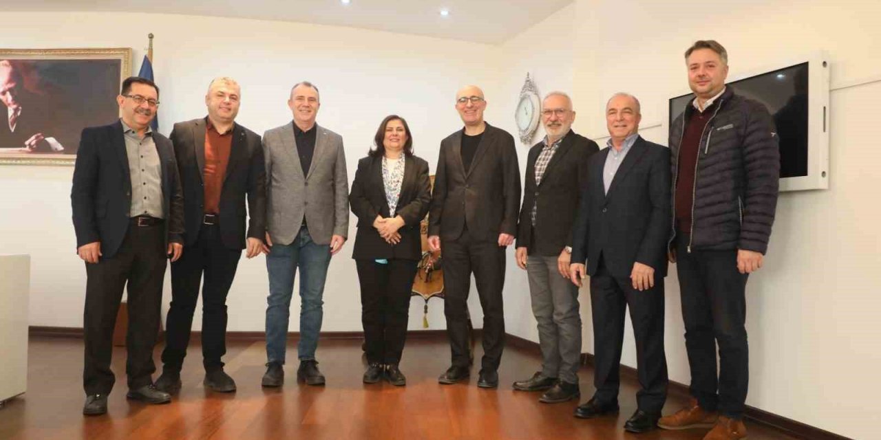 Başkan Çerçioğlu inşaat mühendislerini ve iş insanlarını ağırladı