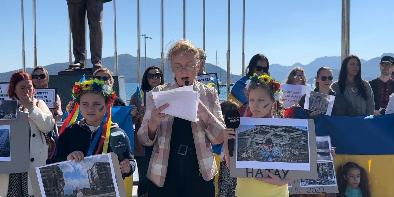 Marmaris Ukraynalılar Derneği: "Halkımız her gün siren ve patlama sesleri ile uyanıyor"