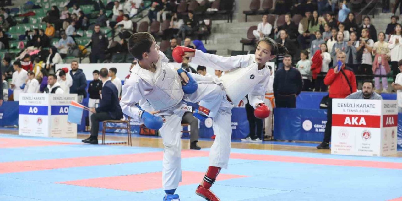 Karatenin yıldızları Denizli’de buluştu