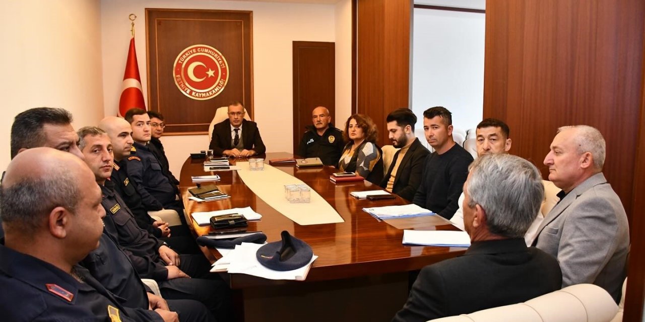 Fethiye’de seçim güvenliği toplantısı yapıldı