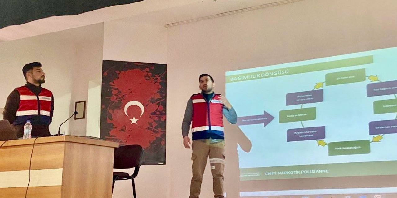 Muğla’da Jandarma’dan uyuşturucu eğitimi