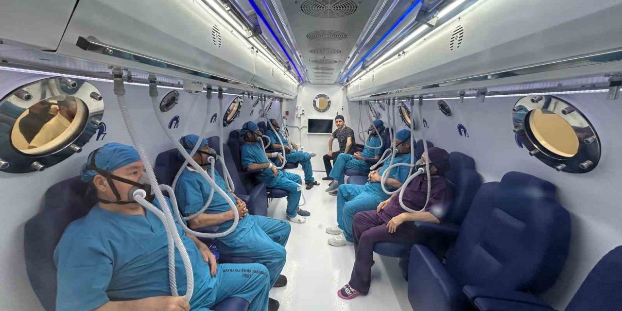 Hiperbarik oksijen tedavisi, hastalıkların iyileşme sürecini kısaltıyor