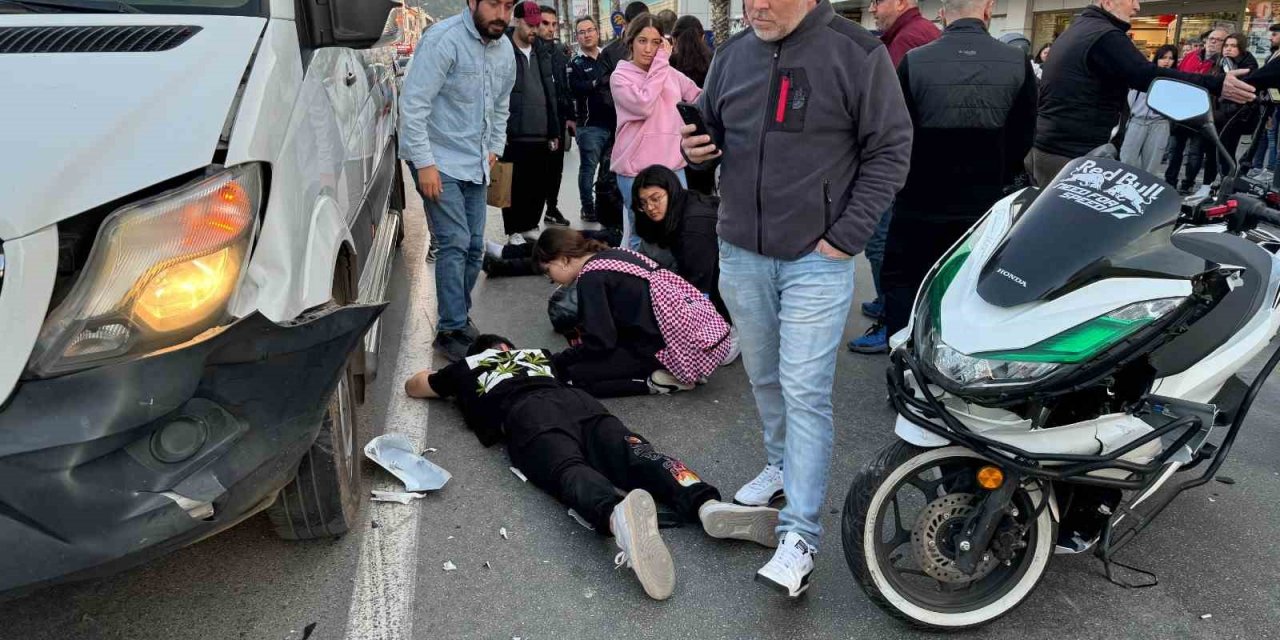 Fethiye’de trafik kazası; 2 yaralı