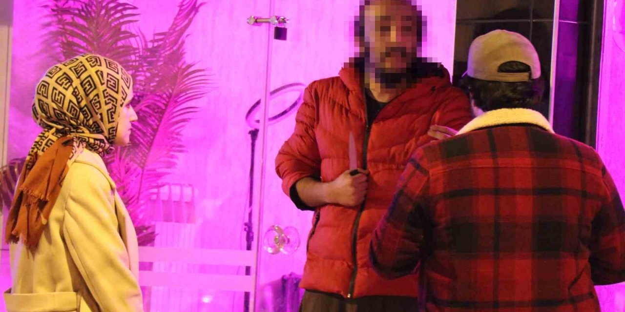 Boşanma aşamasındaki koca kendine zarar vermeye kalktı