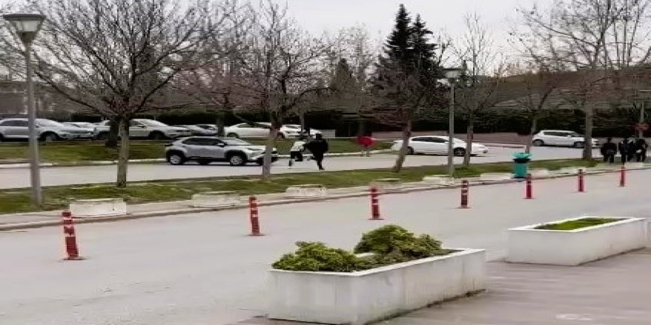 Saldırı sonrası hastane kafeteryasına yaşanan panik anlarının görüntüsü ortaya çıktı