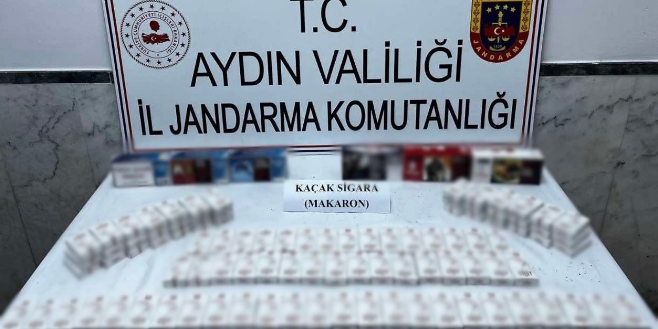 Kuyucak’ta 75 paket içi dolu makaron ele geçirildi