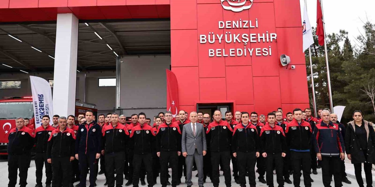 Denizli Büyükşehir İtfaiyesi, Ege’nin en büyük, Türkiye’de ise ilk 3’te