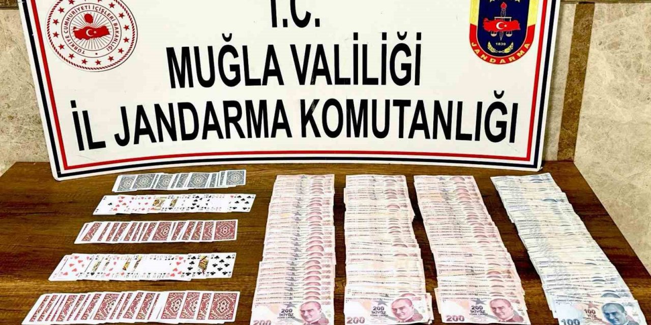 Jandarmadan Fethiye’de kumar operasyonu