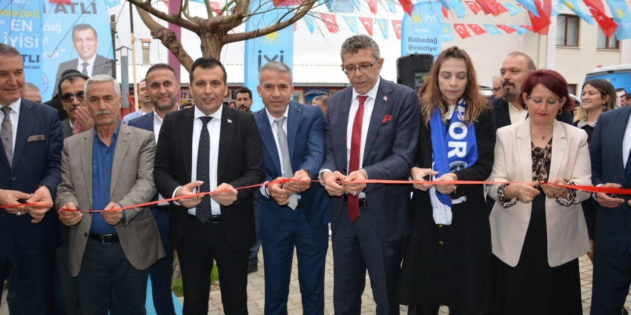 Başkan Ali Atlı, Babadağ’da iki seçim koordinasyon merkezini birden açtı
