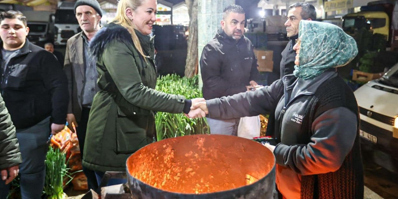 Başkan Doğan’dan gün doğmadan hal esnafını dinledi