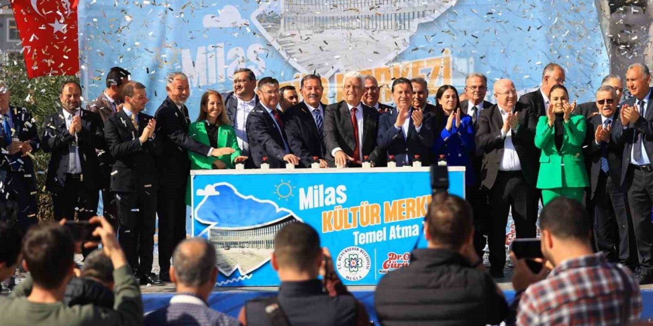 Milas Kültür Merkezinin temeli atıldı