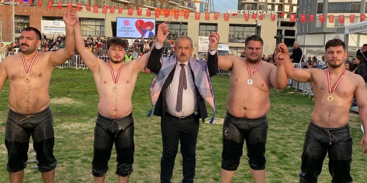 Pamukkale Belediyesporlu pehlivanlar sezona 11 madalyayla başladı