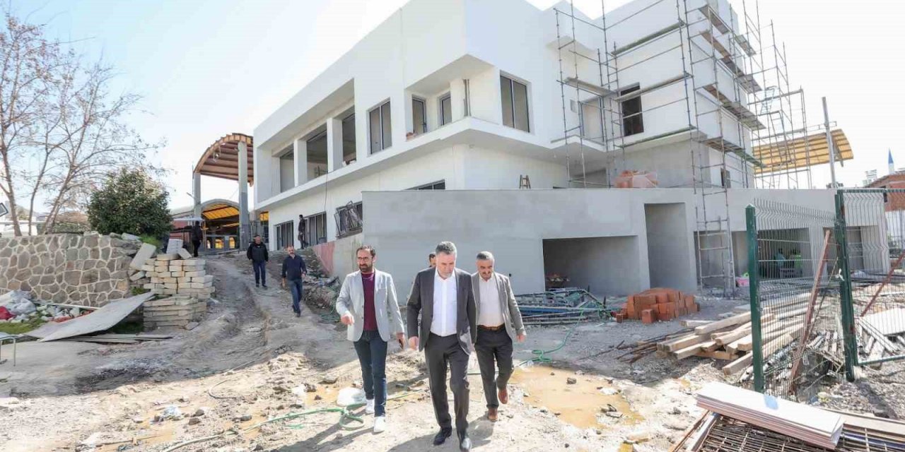 Bayraklı’nın yeni kültür merkezi ve anaokulunda sona gelindi