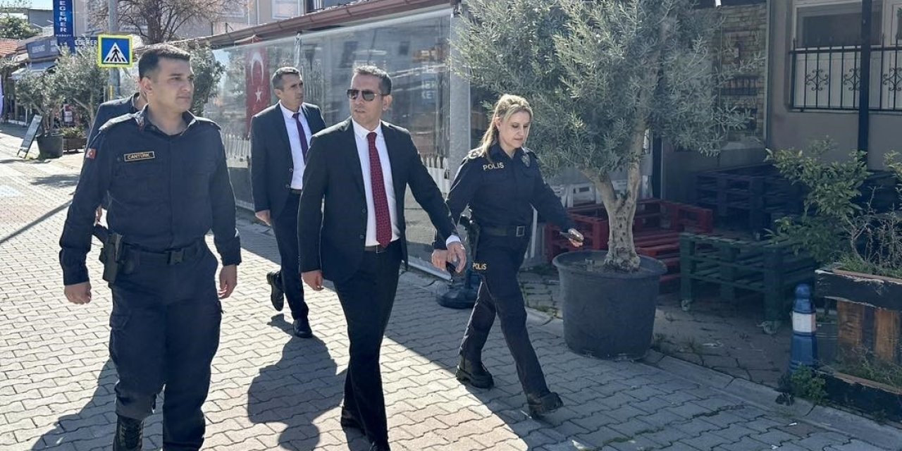 Kaymakam Aktaş, Dalyan’da yapılan çalışmaları yerinde inceledi