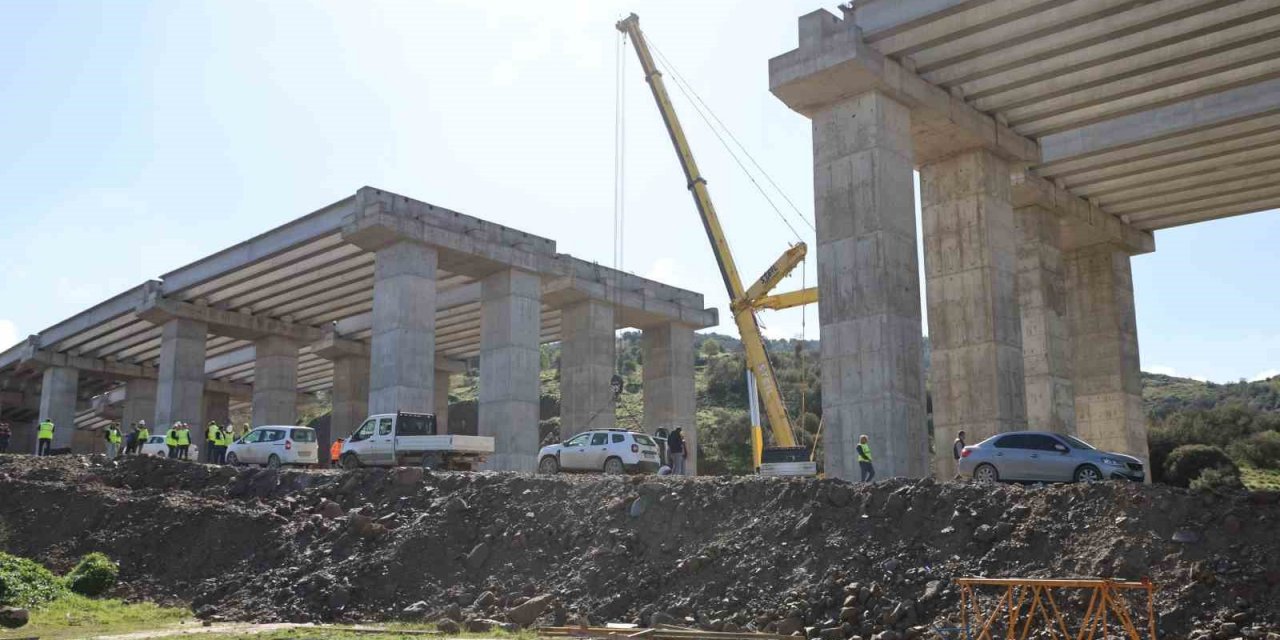 Aydın-Denizli Otoban Yolu inşaatında iş kazası