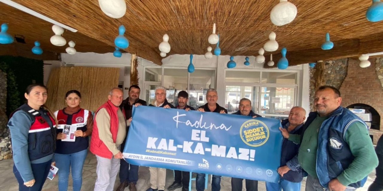 Jandarma kadına karşı şiddete dikkat çekti