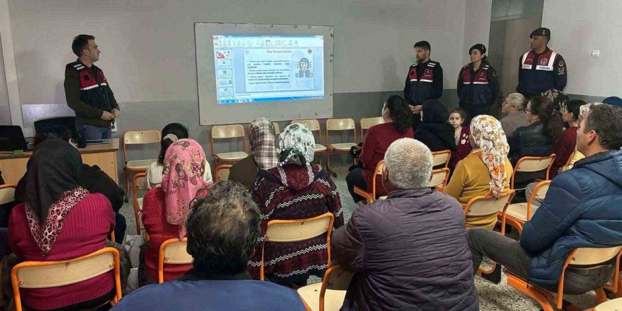 Bozdoğan’da Jandarmadan 47 vatandaşa bilgilendirme