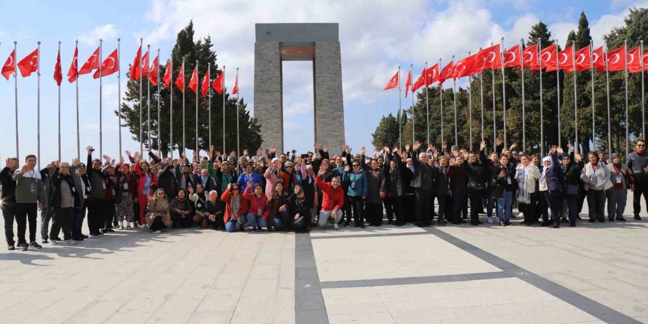 Muğlalı kadınlar Çanakkale şehitleri topraklarında