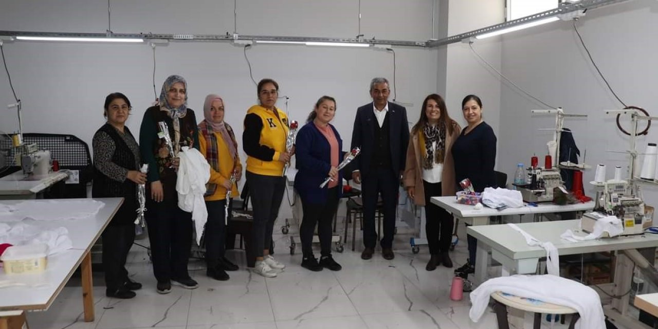 Başkan Kaplan kadınları unutmadı