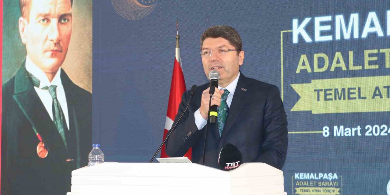 Adalet Bakanı Yılmaz Tunç İzmir’de Kemalpaşa Adalet Sarayı’nın temelini attı