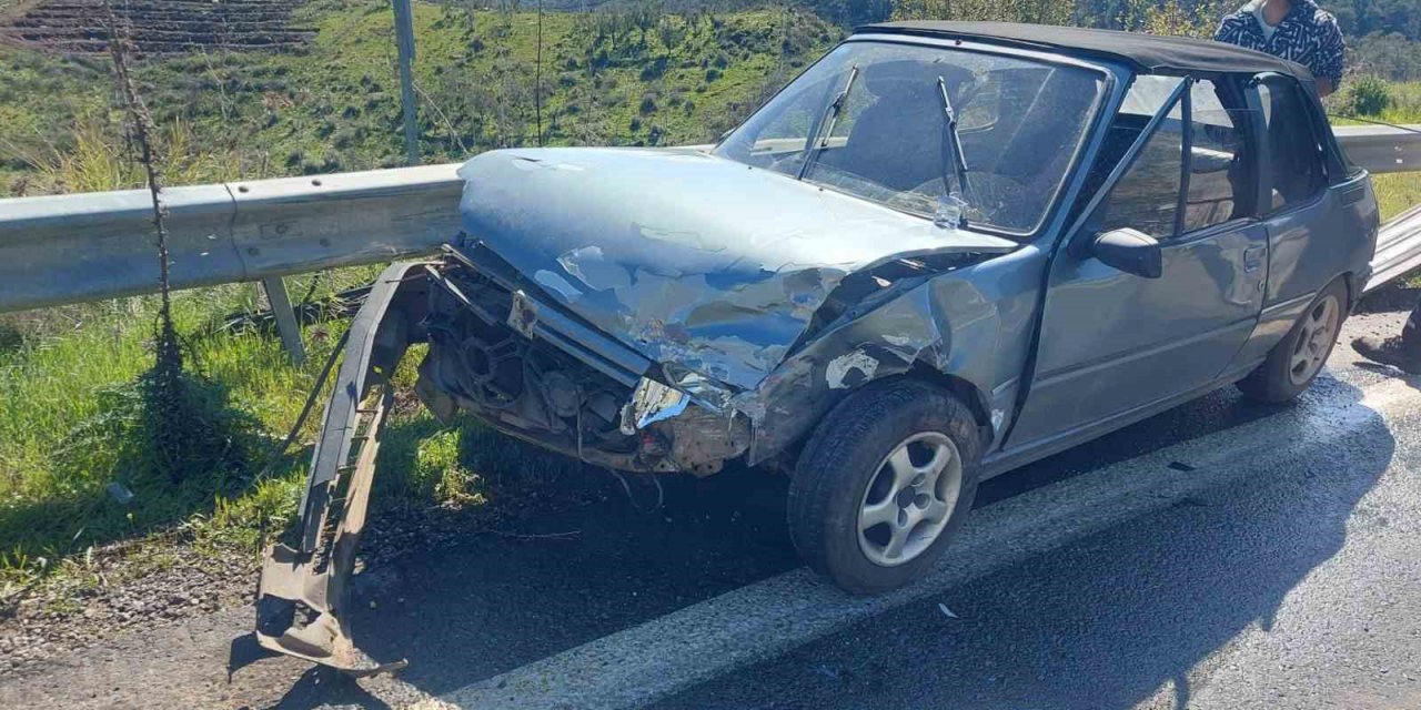 Marmaris’te trafik kazası: 2 yaralı