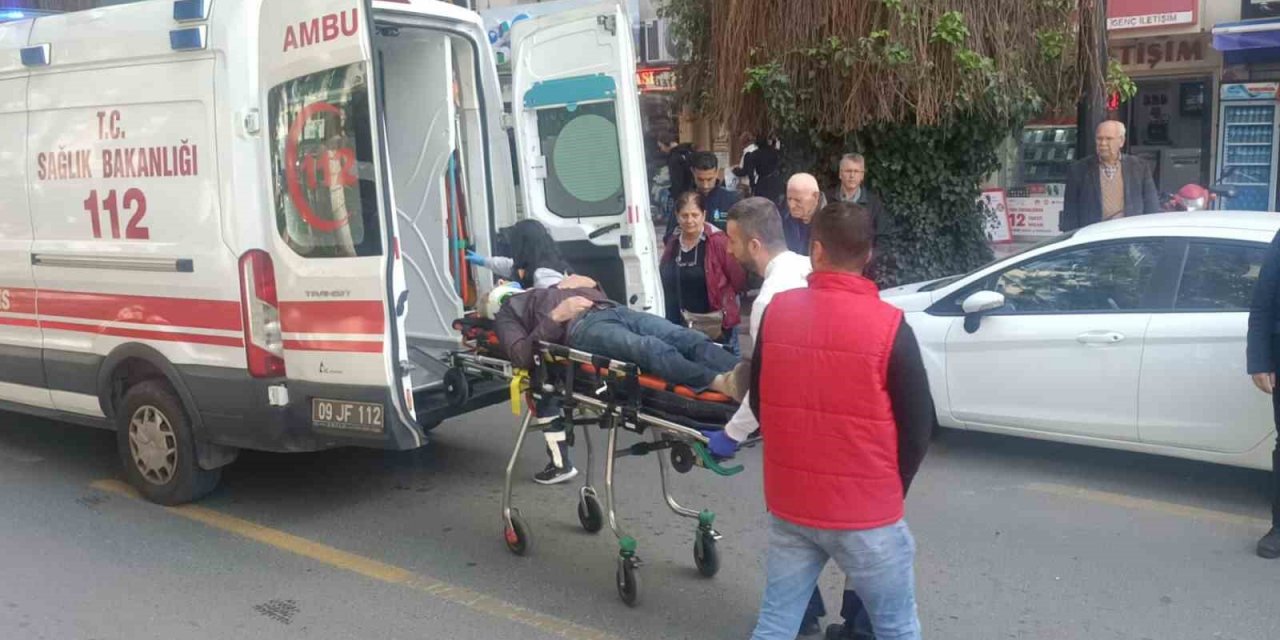 Ticari aracın çarptığı yaya yaralandı