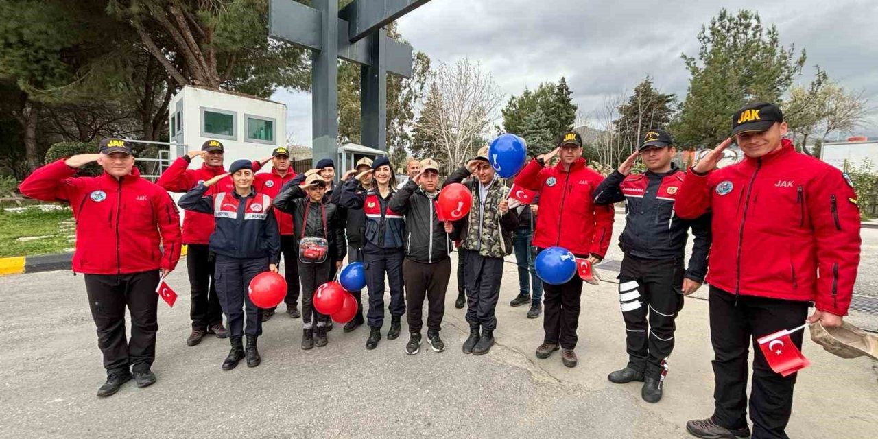 Jandarma özel misafirlerini ağırladı