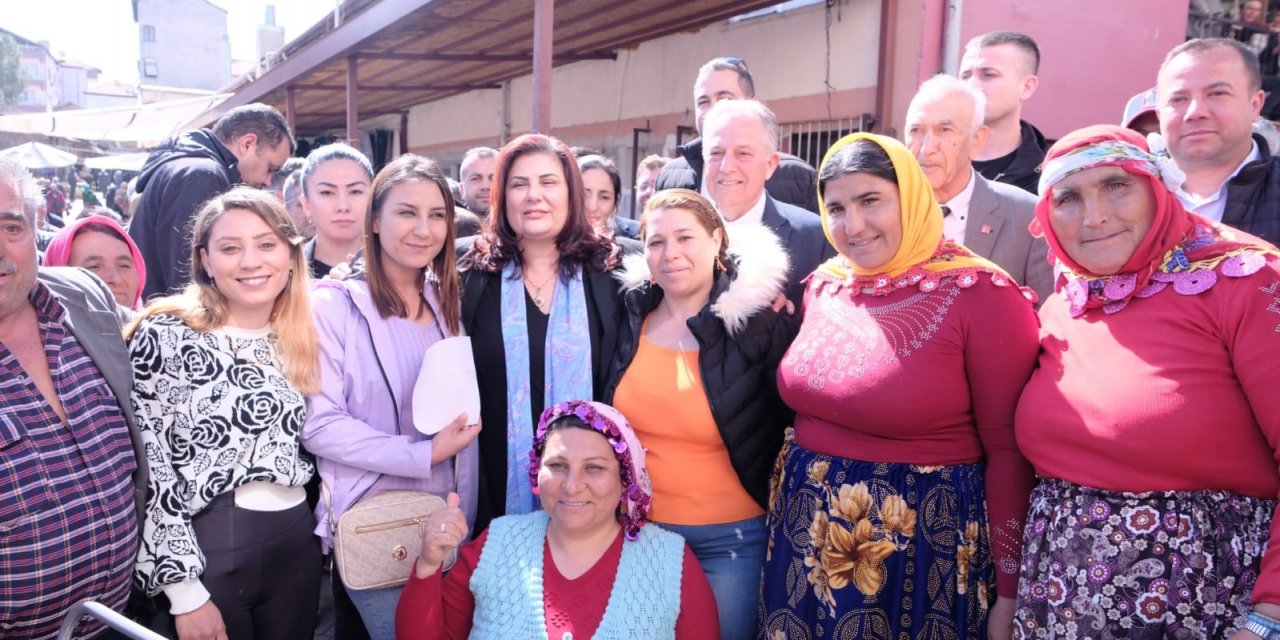 Başkan Çerçioğlu Karacasu’da vatandaşlarla buluştu