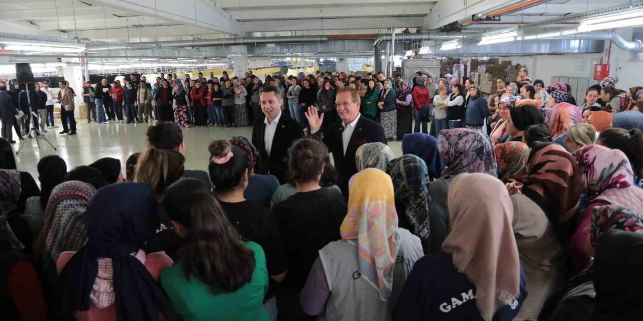 Cumhur İttifakı adayları Pekdemir ve Başer’den fabrika ziyaretleri