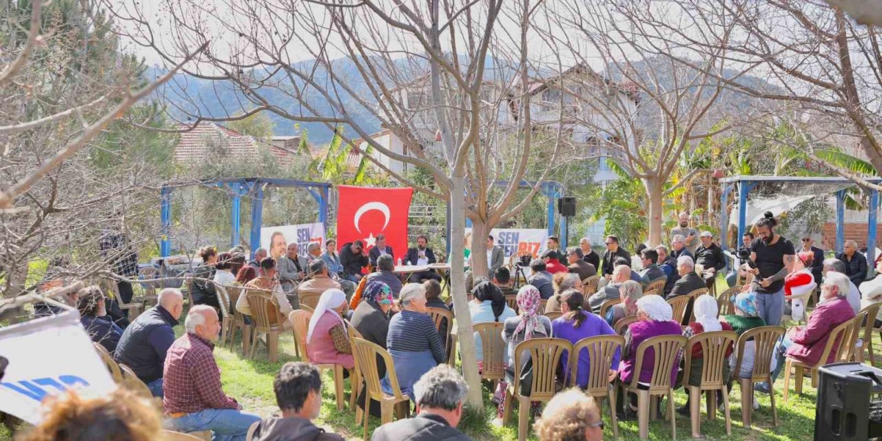 Cumhur İttifakı Marmaris Belediye Başkan Adayı Yazıcı, vatandaşlarla buluşmaya devam ediyor