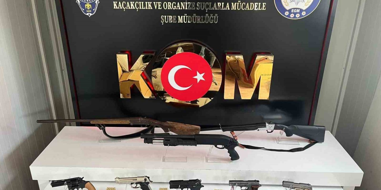 Denizli’de silah kaçakçılığı operasyonu: 3 gözaltı