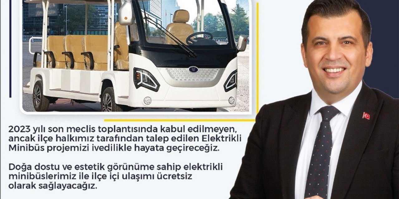 Babadağ’da elektrikli minibüs ile ücretsiz ulaşım başlayacak