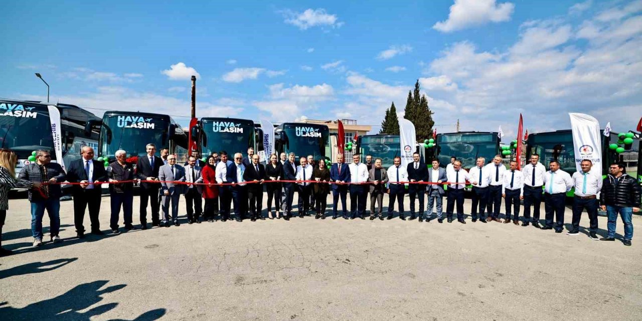 Denizli’nib ulaşım filosuna 23 yeni otobüs ile sayı 291’e çıktı