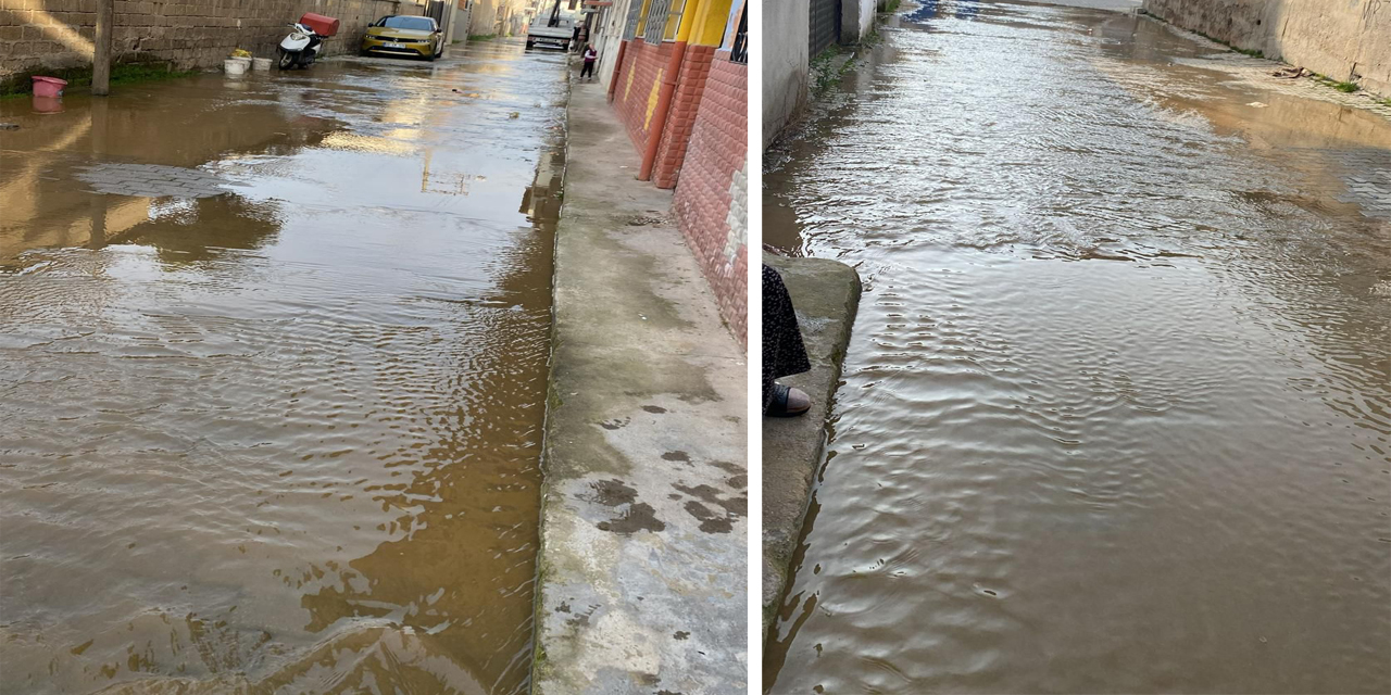 ASKİ ekipleri olaya müdahale etmedi; Efeler pis sular altında kaldı