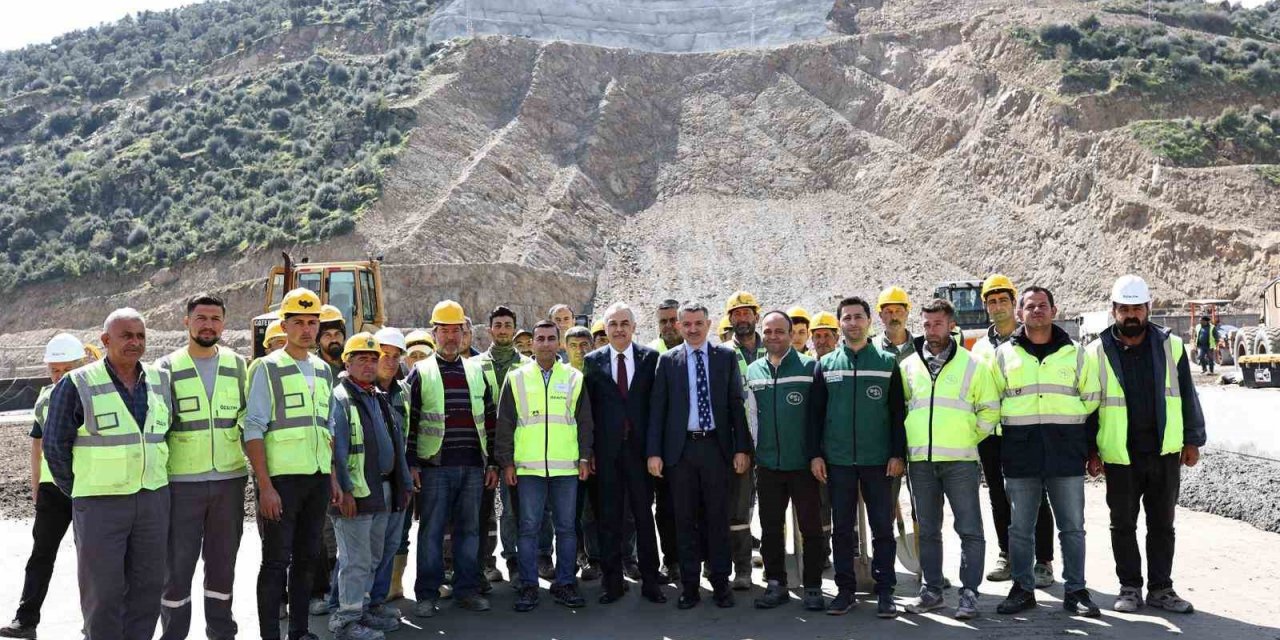 Sarıçay Barajı’nın yüzde 44’ü tamamlandı