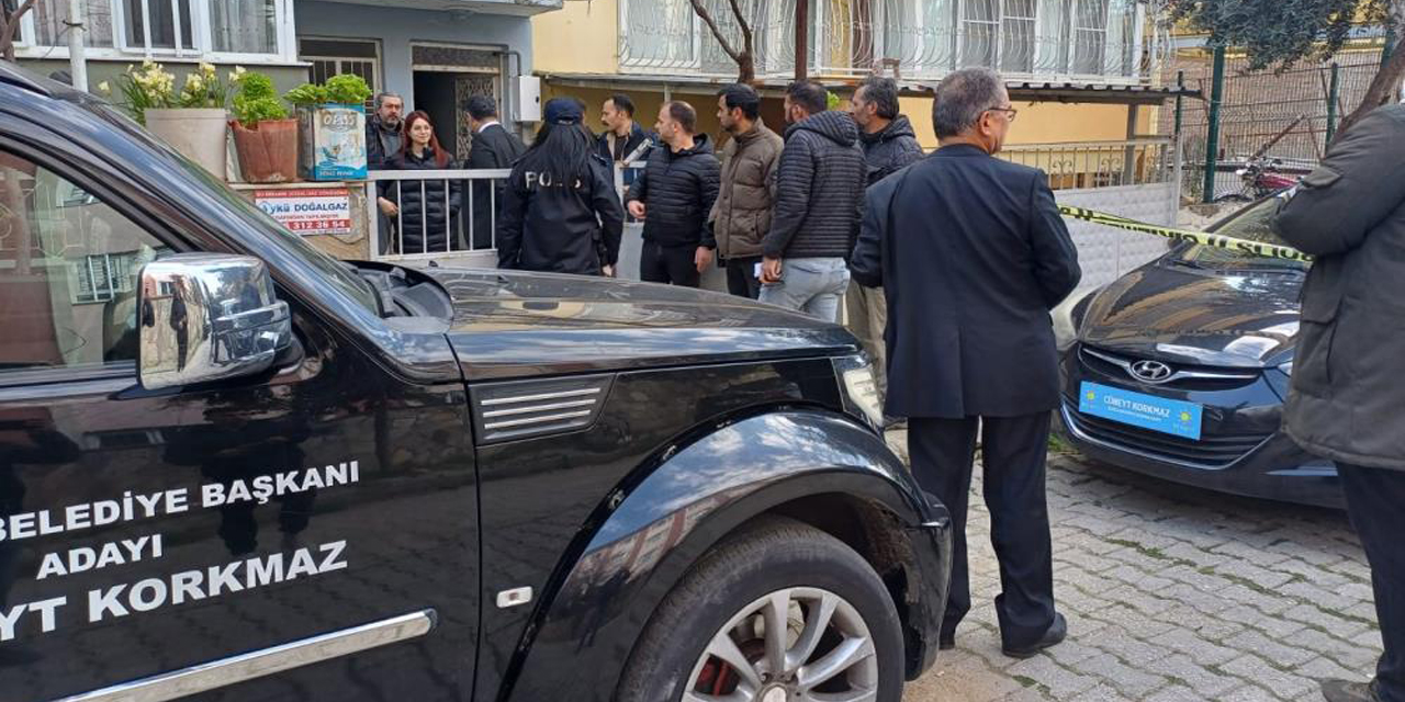 Belediye başkan adayının  aracına silahlı saldırı