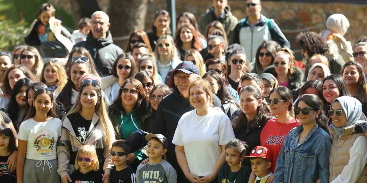 Başkan Atay, miniklerle doğa yürüyüşünde buluştu