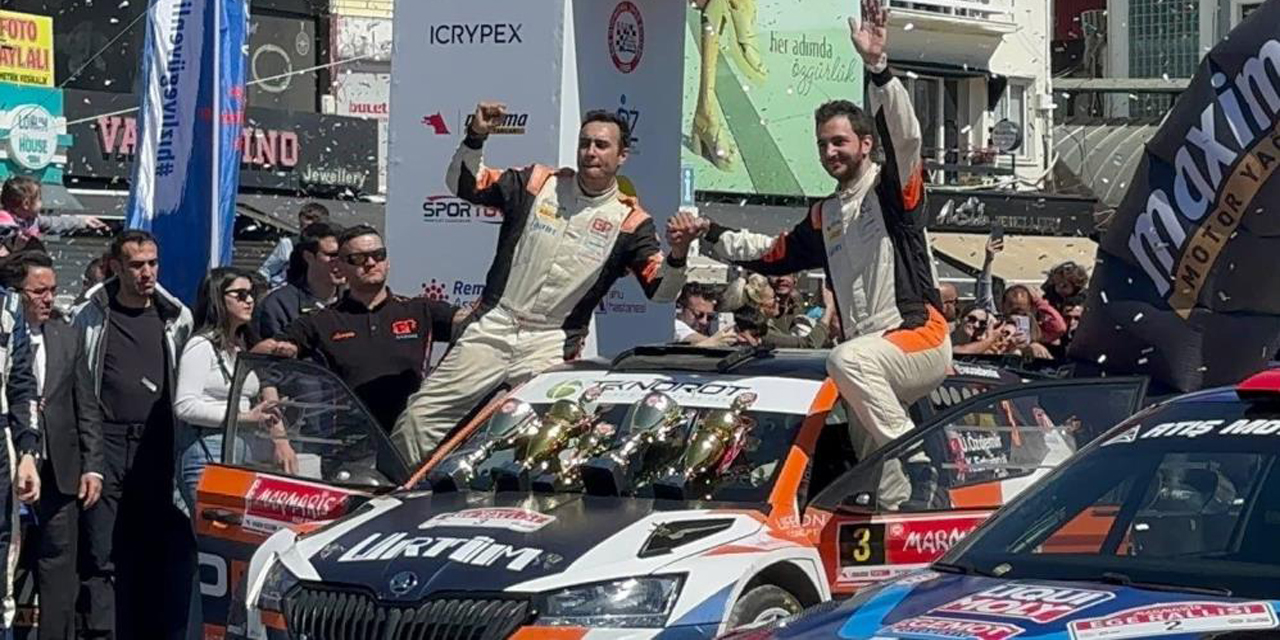 Ege Rallisi’nde dereceye girenler kupalarını aldı