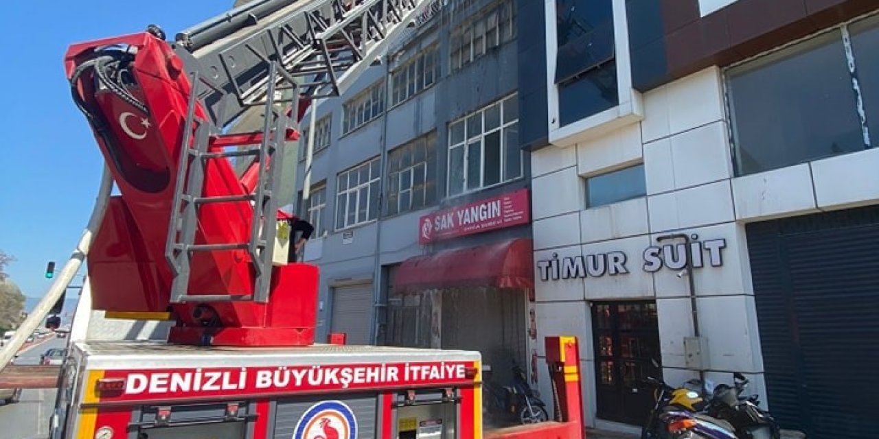 Evde çıkan yangın kısa sürede söndürüldü