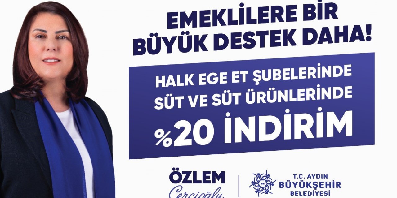 Başkan Çerçioğlu’ndan emekliye bir destek daha