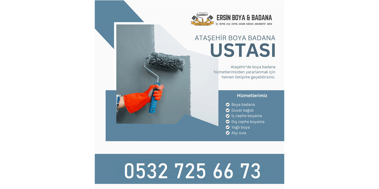 Ataşehir Boyacı 0532 725 66 73