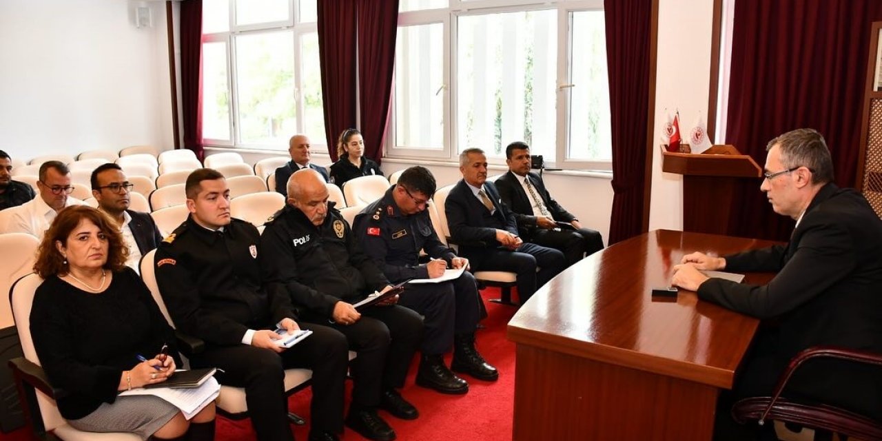 Fethiye ve Dalaman’da seçim güvenliği toplantısı yapıldı