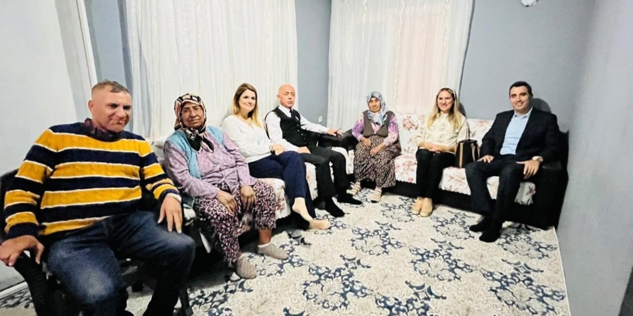 Kaymakam Kuruca, şehit ailesiyle iftarda bir araya geldi
