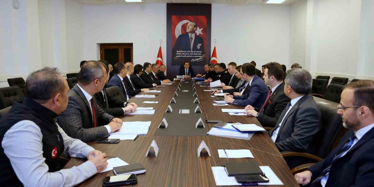 Muğla seçim güvenliği toplantısı yapıldı