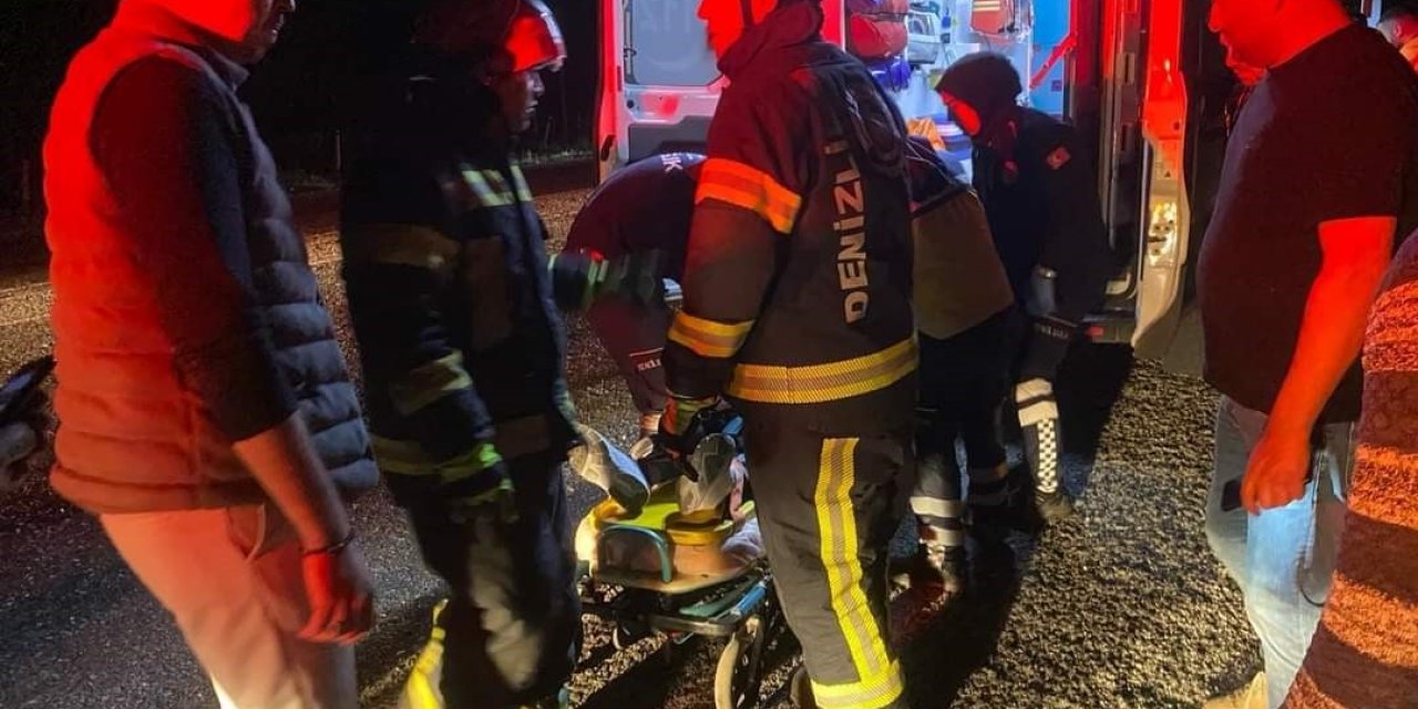 Aynı yönde giden iki araç çarpıştı: 2 yaralı